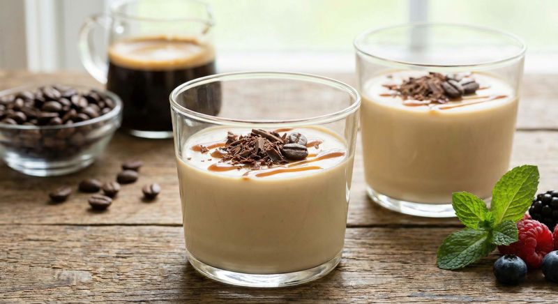 Kávová panna cotta – dezert pro milovníky kávy