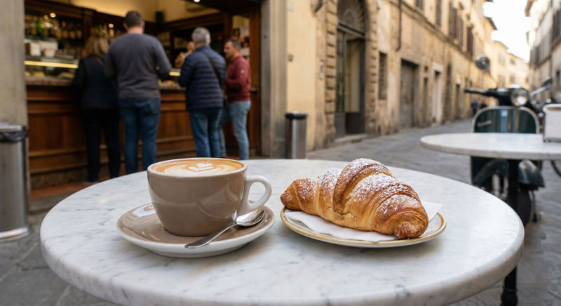 Italská snídaně – cappuccino a cornetto, aneb jak Itálie začíná den
