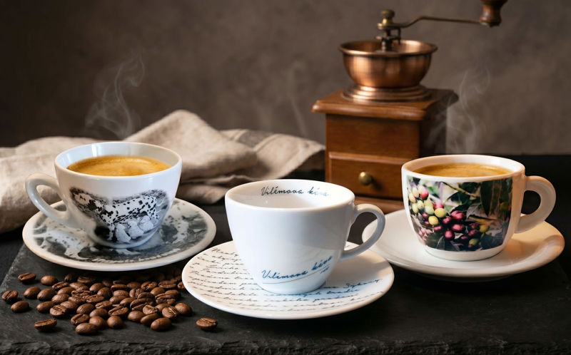Proč používat tlustostěnný porcelán na kávu?