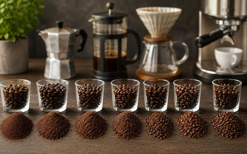 Jakou hrubost mletí kávy zvolit? Kompletní průvodce pro espresso, filtr, moka konvičku i French Press
