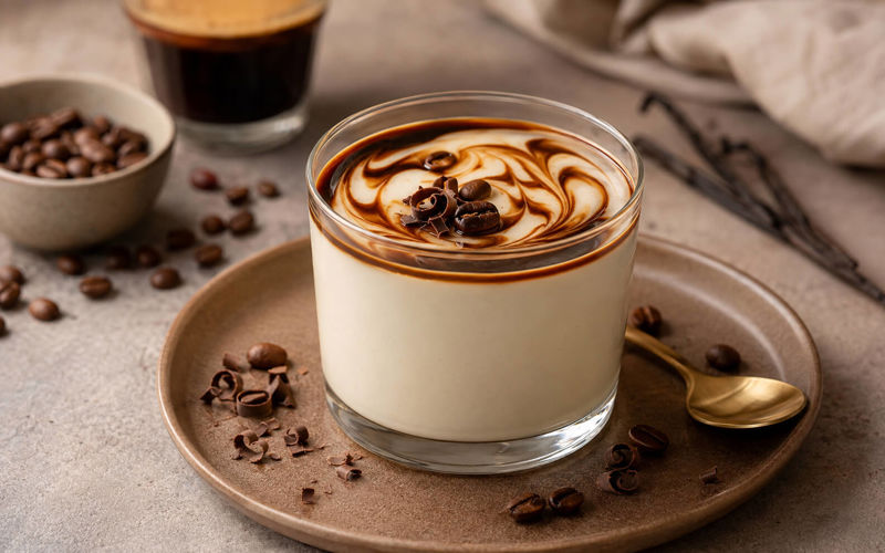 Espresso panna cotta: luxusní italský dezert s kávou, který zvládnete i doma
